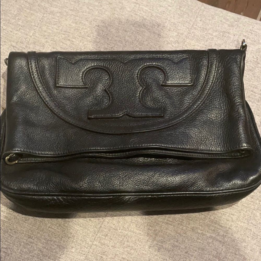 Tory Burch Black Leather Crossbody Bag